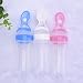 Cute Baby Infant Squeeze Feeder BPA Free Silicone Feeding Bottle Squeeze Spoon Food Supplement Rice Cereal Bottle Best Gift Pink