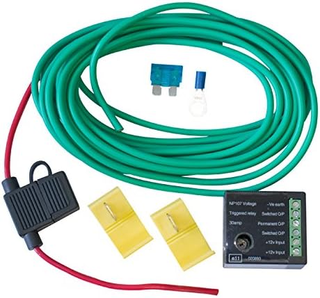 Towbar Split Charge Relay Wiring Kit - Self Switching