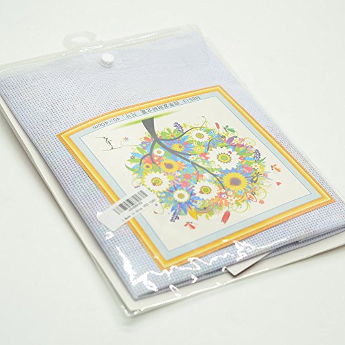 Yontree Kreuzstich Stickerei DIY Handarbeit Stickpackung Set vom Baum des Lebens - 8