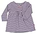 Smafolk Baby Girl's Long Sleeve Dress with Thin Stripes Purple Size 56