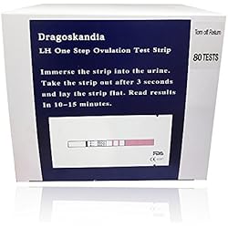 80 Test d'ovulation en bandelette LH Ovulation Test Strips (opk) Effacer Résultats rapides précis Homologués CE Plus de 99% Tests de bandelettes de fertilité précis (large largeur)