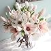 Produktbild Longra Wohnaccessoires & Deko Künstliche Blumen Kunstpflanze 1PCS künstliche Blatt Magnolia Blumen Hochzeit Bouquet Party Home Decor Kunstblumen (B)