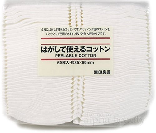 Muji Japan 4 Layers Facial Cotton Pad (60 sheets)