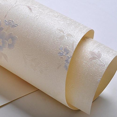 Small floral wallpaper pastoral flower pvc waterproof wallpaper living room beauty salon nail shop clothing shop wallpaper (0.53 m * 9.5 m) , 2 , 0.53m*9.5m