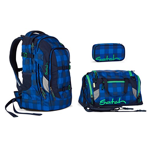 Preisvergleich Produktbild Satch Pack - 3 tlg. Set Schulrucksack - Bluetwist