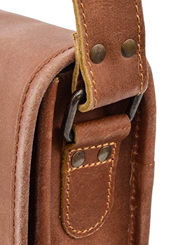 Umh  ngetasche Gusti Leder studio  Fred  Schultertasche Ledertasche Arbeitstasche Unitasche Freizeittasche B  ffelleder Echt Leder Unisex Hellbraun Co