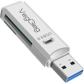 VegGieg USB 3.0 SD ve Micro SD Hafıza Kart Okuyucu Beyaz