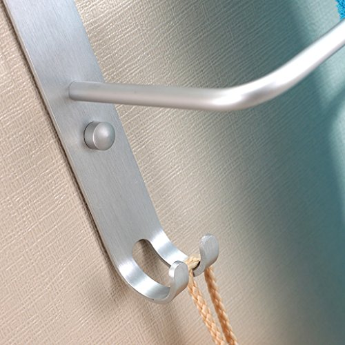 Anjcd Handtuchhalter Bad, Küche Handtuchhalter Drei Pole - 5