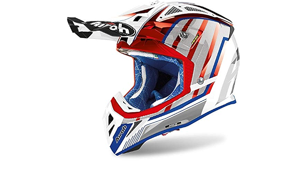 CASCO AIROH AVIATOR 2.3 GLOW CHROME RED XS : Amazon.it: Auto e Moto