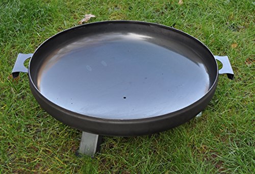 Feuerschale Ø 80 cm FEUERKORB PFLANZSCHALE GARTEN KLÖPPERBODEN - 3