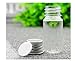 6PCS 10ml/15ml/20ml/30ml Empty Clear Travel Portable Refillable Plastic Essential Oils Powders Creams Small Bottle Jar Container with Aluminum Silver Lid (30ml/ 1oz)