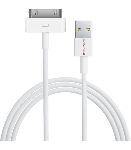 Subtel® 1m USB-Daten- & Ladekabel – Kompatibel Mit IPad 1-3 Gen (30-Pin Dock Connector), Weiß