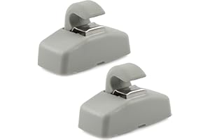 DEFIYEAR 2Pcs Sun Visor Hook Clip Bracket, Compatible for Volkswagen & Seat Models, Durable Golf Clip, OEM 3B0857561B
