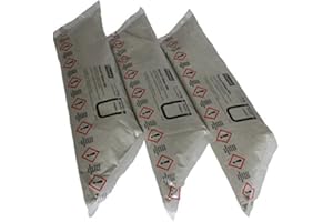 UNBEKANNT Promat Hochtemperaturkleber K84 Folienschlauch (Füllm. 1 kg) 3er Set Grau