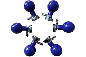GCROET Saugkugel Electrode Erwachsen Größe Multifunktional mit Silberchlorid Basis Ecg EKG Elektrode (blau)