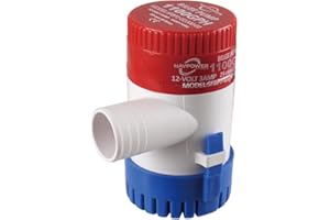 BTK POMPA DI SENTINA NAVPOWER AD IMMERSIONE 12V 1100 GPH 4250 L/H DA CAMPER GIARDINO NAUTICA BARCA