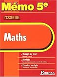 Image de MEMO ESSENTIEL MATHS 5E    (Ancienne Edition)