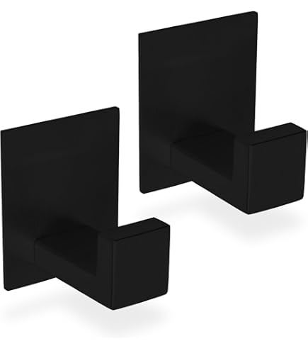 KOKOSIRI Lot De 3 Crochets Pour Peignoirs De Salle De Bain Et Cuisine En Acier Inoxydable Chromé B1013CH-P3