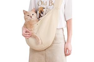 XGOPTS Pet Cat Sling Bag Carrier Small Puppy Dog Carrying Bag Sling Carrier for Small Dogs Pet Shoulder Bag for Travel