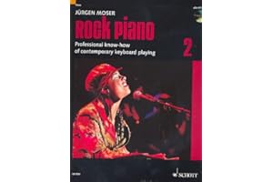 SCHOTT MUSIC ROCK PIANO Band 2 (+CD) mit Bleistift -- Spieltechnicken für fortgeschrittene Keyboard/Klavierspieler in Pop und Rock - spielen wie Elton John, Bruce Hornsby, Stevie Wonder oder Alicia Keys - herausgegeben von Jürgen Moser (Noten/sheet music)