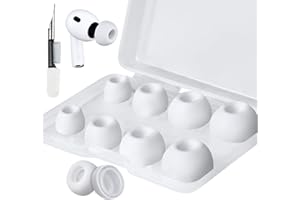 SOULWIT Earplugs for AirPods Pro 3 (3rd Generation), Pro3 Replacement Earplugs with Cleaning Kit (XXS, XS, S, M, L)