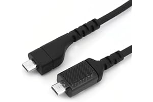 Elitecran Cavo di Prolunga per Scheda Audio per SteelSeries Arctis 3 Arctis 5 Arctis 7 Arctis Pro Gaming, Cavo Audio Sostitutivo per Auricolari, Cavo di Estensione Audio 1.5 m, Nero