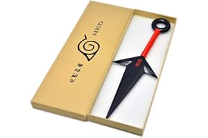upain Naruto PVC Big Kunai Props Japanese Ninja Cosplay Accessories(red)
