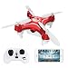 Produktbild FQ777- 954 Mini-Drohne WIFI FPV mit 0.3MP Kamera 4CH 6 Achse MINI RC Quadcopter RTF unterstützt Samsung Android / iOS-App-Control Mit Transmitter (rot)