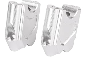 FAST PRO Elevador de Manillar de Motocicleta para F700GS F700 GS F 700 GS F 700GS 2013-2017 F650GS F 650 GS F 650GS F650 GS GS, Color Plateado