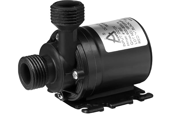 UEETEK Pompe Submersible de DC 12V 800L/H 5M pour Fontaine Piscine système de Circulation Solaire système de Circulation