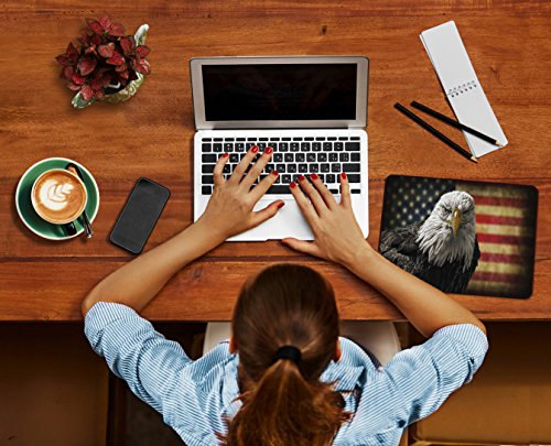 PEDEA Design Mauspad aus Neopren, American Eagle