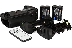 DSTE® Infrarot Fernbedienung Batterie Griff für Nikon D750 DSLR Digital Kamera als MB-D16 mit (2 packung) EN-EL15