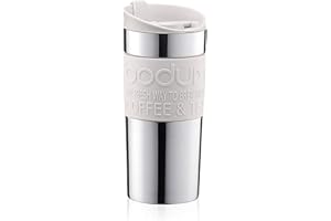 bodum 727015052922 Termosmugg, Vit, Silver, 0.35 L