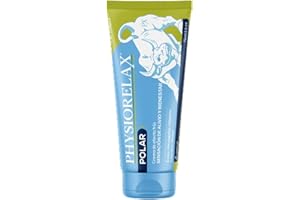 Physiorelax - Polar, Crema Apta para masaje, Efecto Frío, Con sensación Refrescante y Relajante, Contribuye al Descanso tras la Actividad Física Cotidiana, Ingredientes Naturales - 75 ml
