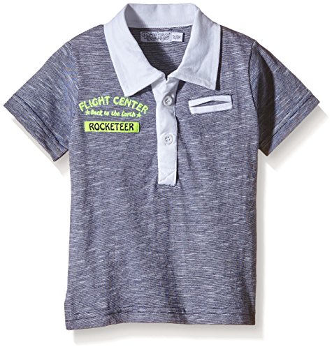 Dirkje Baby Boys Fully Printed Polo Short Sleeve Polo Shirt -  Multicoloured - 12 Months