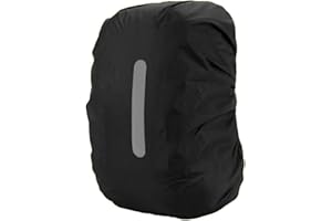 PINEPAN Housse de Pluie pour Sac à Dos avec Bandes réfléchissantes, 15L-100L, Housse de Pluie imperméable pour Sac à Dos, Sac d'école pour la randonnée, Le Camping, Les Voyages, Le vélo