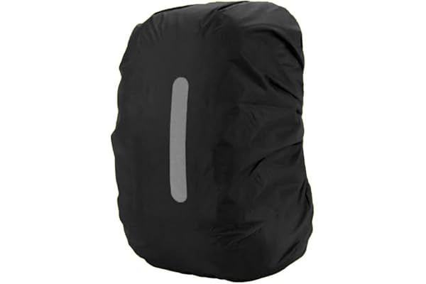 PINEPAN Housse de Pluie pour Sac à Dos avec Bandes réfléchissantes, 15L-100L, Housse de Pluie imperméable pour Sac à Dos, Sac d'école pour la randonnée, Le Camping, Les Voyages, Le vélo