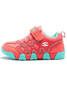 Jungen Mädchen Trekking Wanderschuhe Laufschuhe Kinder Warm Gefüttert Winterschuhe Sneaker mit Klettverschluss