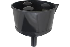 VMATISCH Imbuto con 3 filtro separatore per carburante e acqua imbuto filtrante gasolio con tubo flessibile plastica benzina olio motore diesel