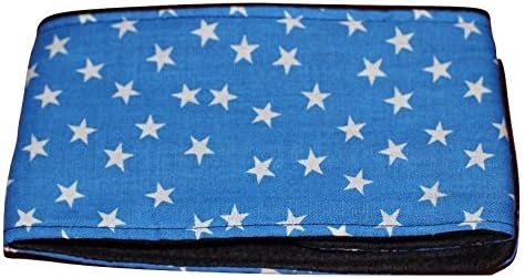SIZE 0 8-10" dog puppy belly band *Blue stars* marking wee wrap nappy stop incontinence spray