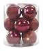 Produktbild Decoline Weihnachtskugeln Ø 7cm Set 12 Stück rot