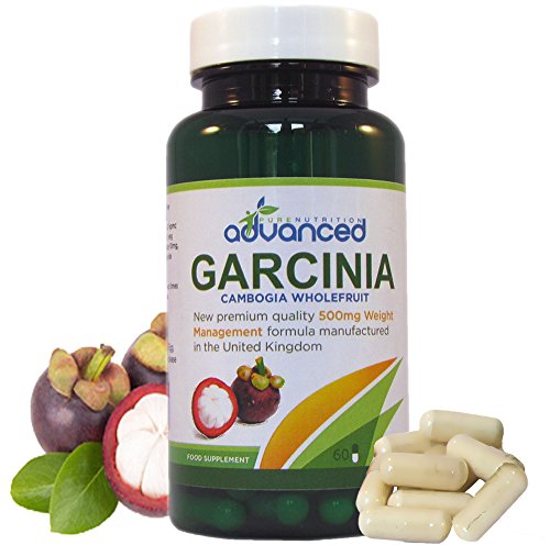 Pure Garcinia Cambogia Wholefruit Natural Weight Loss Supplement, Healthy Vegetarian Appetite Suppressant, Improves Energy and Digestion, UK Made,100% Money Back Guarantee