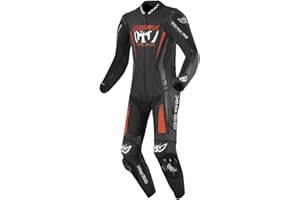 ‎BERIK Berik Absolute GP 1-Teiler Motorrad Lederkombi, schwarz/orange, 56