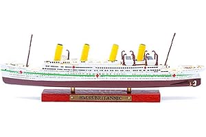 Lllunimon 1/1500 HMHS Británica Crucero Modelo Modelo de aleación Diecast Simulación Modelos de Barco Colección Decoración