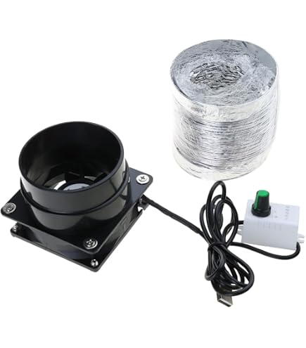 Ventilateur Extracteur De Fumée Portable Avec Filtre à Charbon - 2 Vitesses, Angle 125°, Pour Barbecue Intérieur, Hot Pot, Cuisine