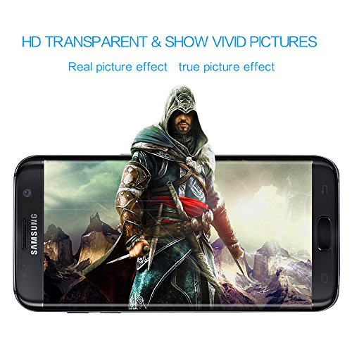 Protector Cristal Templado para Samsung Galaxy S7 - Protector de Pantalla de Bordes curvados 3D 9H HD Transparente Cubierta Completa 0 3 mm de espesor reviews Protector Cristal Templado para Samsung Galaxy S7 - Protector de Pantalla de Bordes curvados 3D 9H HD Transparente Cubierta Completa 0 3 mm de espesor