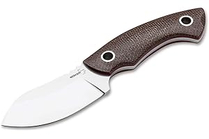 Böker Plus Nessmi Pro Cuchillo Fijo, Unisex Adulto, marrón, 16 cm