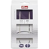 Prym Circular Knitting Pins/Needles Ergonomic Design 3mm x 80cm Length High-performance Synthetic Material Multi-Colour 17 x 3 x 1 cm
