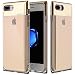 Produktbild iPhone 8/7 Plus Hülle, ROCK Parfüm-Flasche Serie Telefon-Kasten[Ultra dünn][Schlanke Passform][Stoßfest][PC+TPU][Transparent][Drop Schutz] für Apple iPhone 7 Plus - Gold