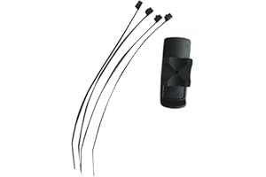 MagiDeal Support Mont Guidon Vélo pour Garmin eTrex Dakota 10 20 30 GPS Rino Fixation Barre-Prise Attaches Câble